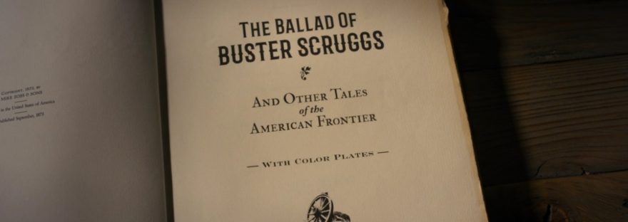 Buster Scruggs book title page
